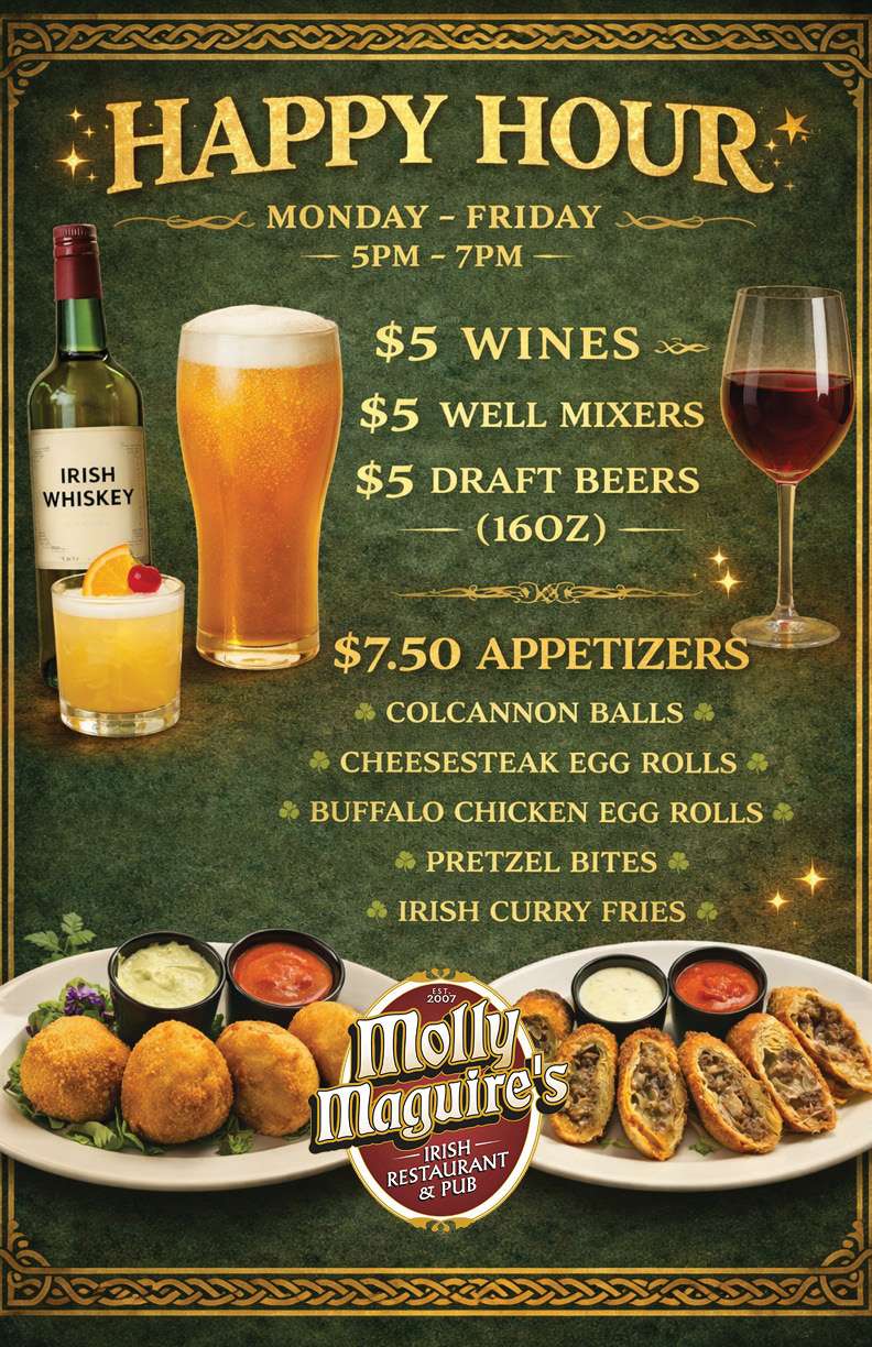 Mollys Happy Hour Poster 2026