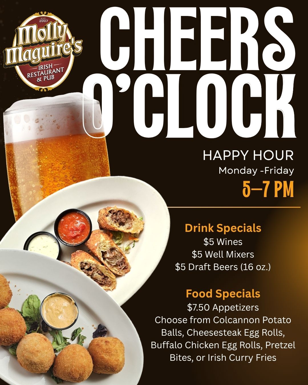 Mollys Happy Hour Website Mollys Happy Hour Website